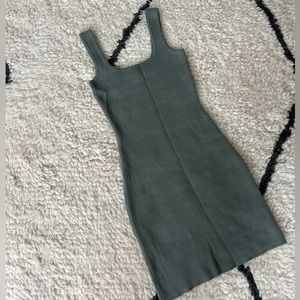 Abercrombie Green Ribbed Dress